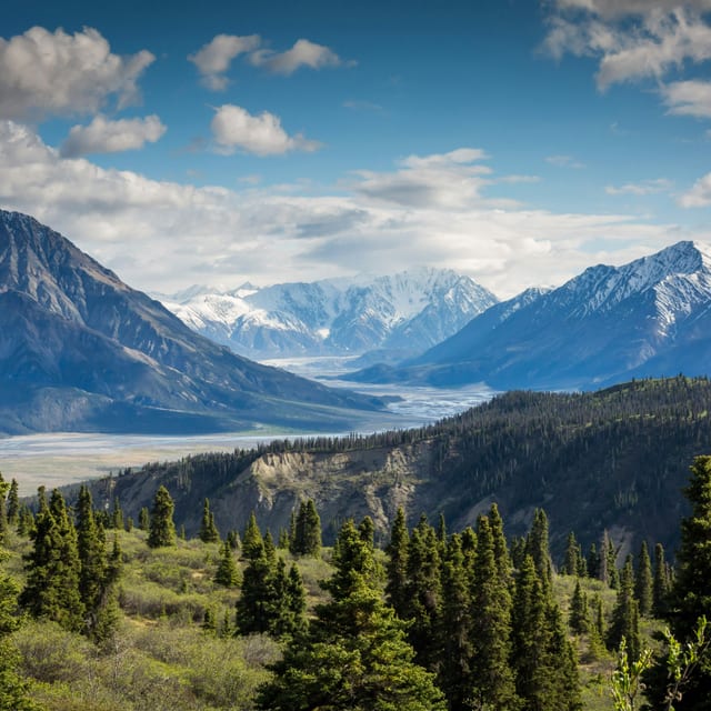 Green mountain valley
